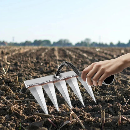 TerraClaw Pro™ - 5 Teeth Carbon Steel Weeding Tool🌱 | Flat 50% Off 🔥