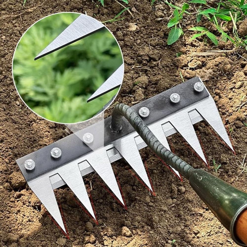 TerraClaw Pro™ - 5 Teeth Carbon Steel Weeding Tool🌱 | Flat 50% Off 🔥