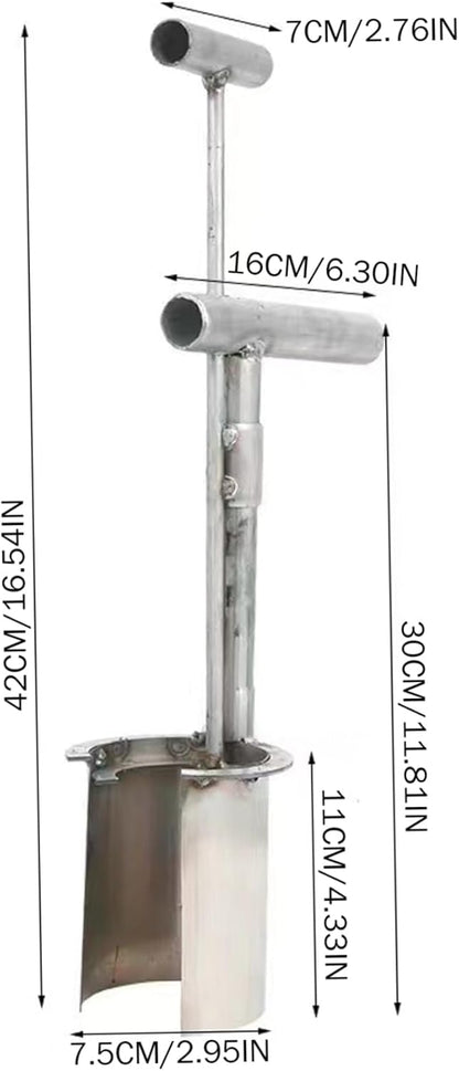 QuickHole Pro - Handheld Soil Sampler & Easy Seedling Transplanter