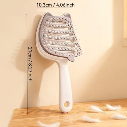 The Detangling Hair Brush That Cleans Itself – No More Tangles, Frizz or Slow Drying