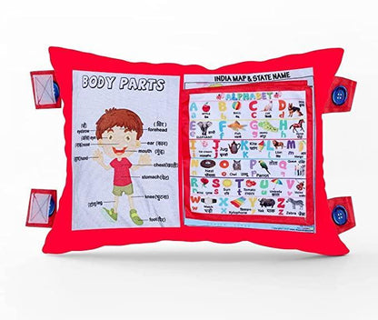 Baby Learning Cushion Pillow Book - Early Learning Development