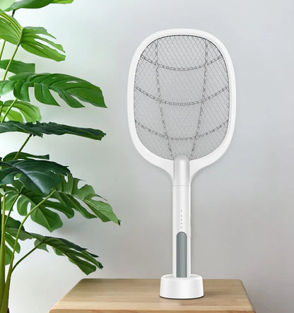 2-in-1 Electric Swatter & Night Mosquito Killing Lamp Racket