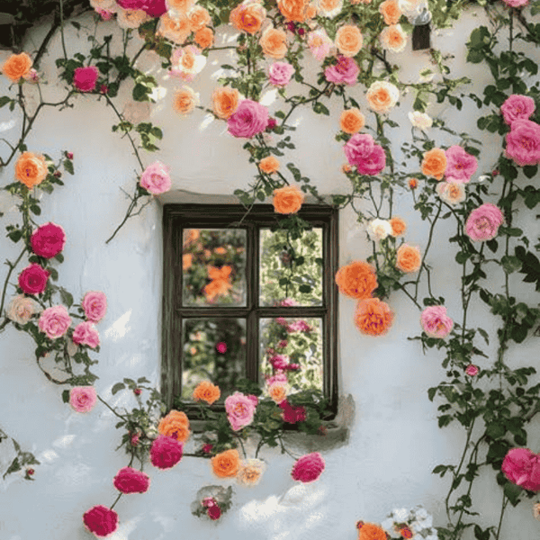 🌹 Mixed-color Climbing Rose—Year-Round Blooming Flower Seeds (UK Imported)