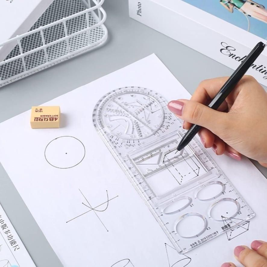 The Ultimate 360° Multifunctional Geometry Ruler
