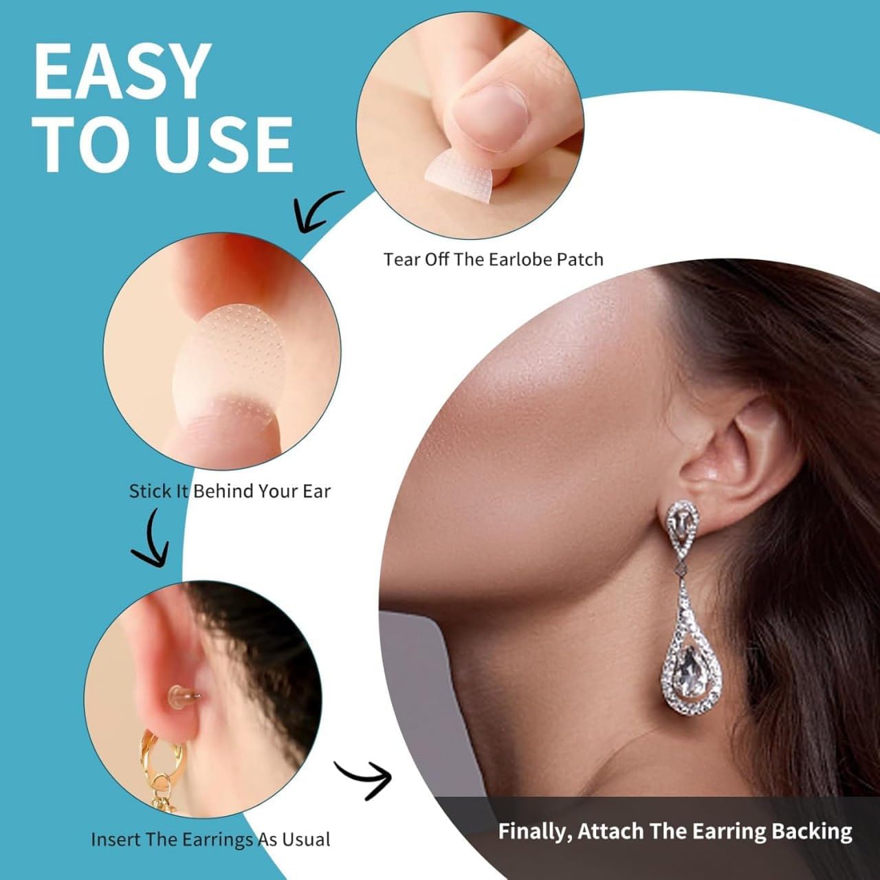 Fabby™ Premium Earlobe Support Patches