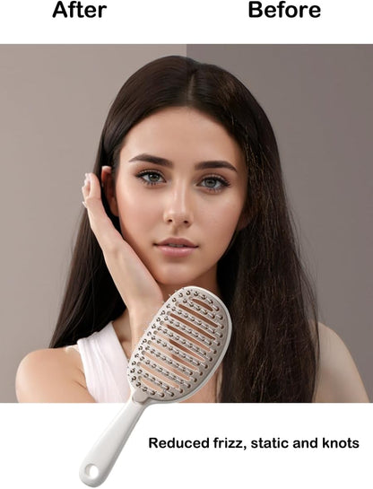 The Detangling Hair Brush That Cleans Itself – No More Tangles, Frizz or Slow Drying