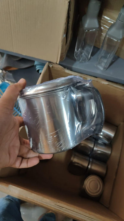 Stainless Steel Oil Strainer Container