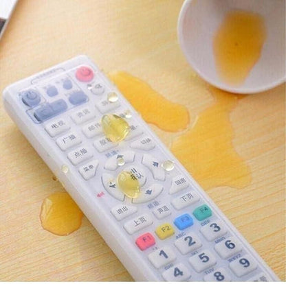 Transparent Silicone TV/AC Remote Cover Dustproof (Pack of 3)