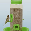 Bird Food and Water Feeder Hanging for Balcony
