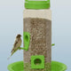 Bird Food and Water Feeder Hanging for Balcony