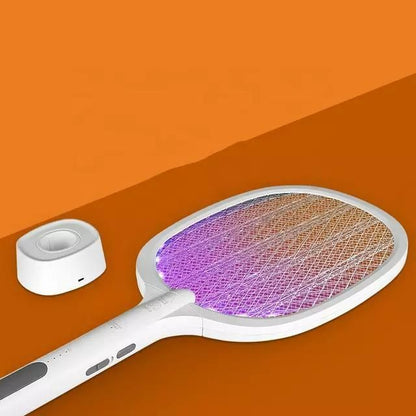 2-in-1 Electric Swatter & Night Mosquito Killing Lamp Racket