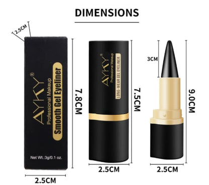 🎁LAST DAY SALE 50% OFF💕Black Natural Eyeliner Cream - Quick Drying Formula Eye Liner👀