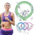Neck Wearable cooling Wraps Tube for Summer Heat Hands Free Cold Gel Ice Pack