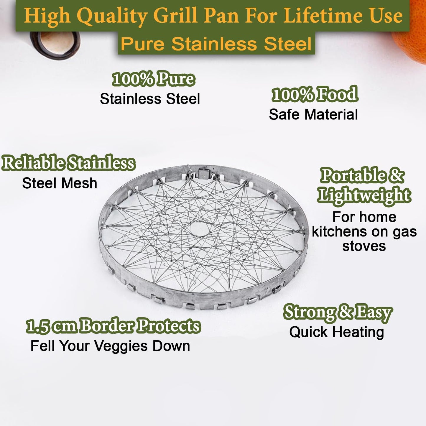 Multipurpose Gas Stove Roaster & Grill Jaali - Saves 25% Gas [Buy 1 Get 1 Free]