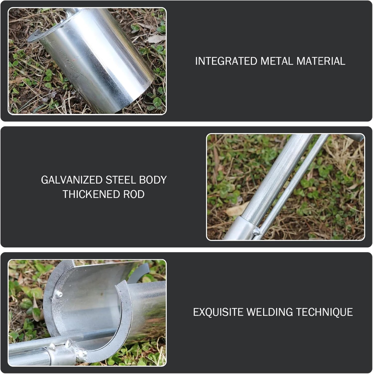 QuickHole Pro - Handheld Soil Sampler & Easy Seedling Transplanter