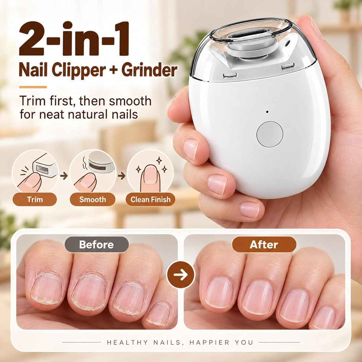 SafeGlide Pro™ Electric Nail Trimmer
