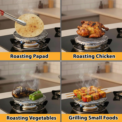 Multipurpose Gas Stove Roaster & Grill Jaali - Saves 25% Gas [Buy 1 Get 1 Free]