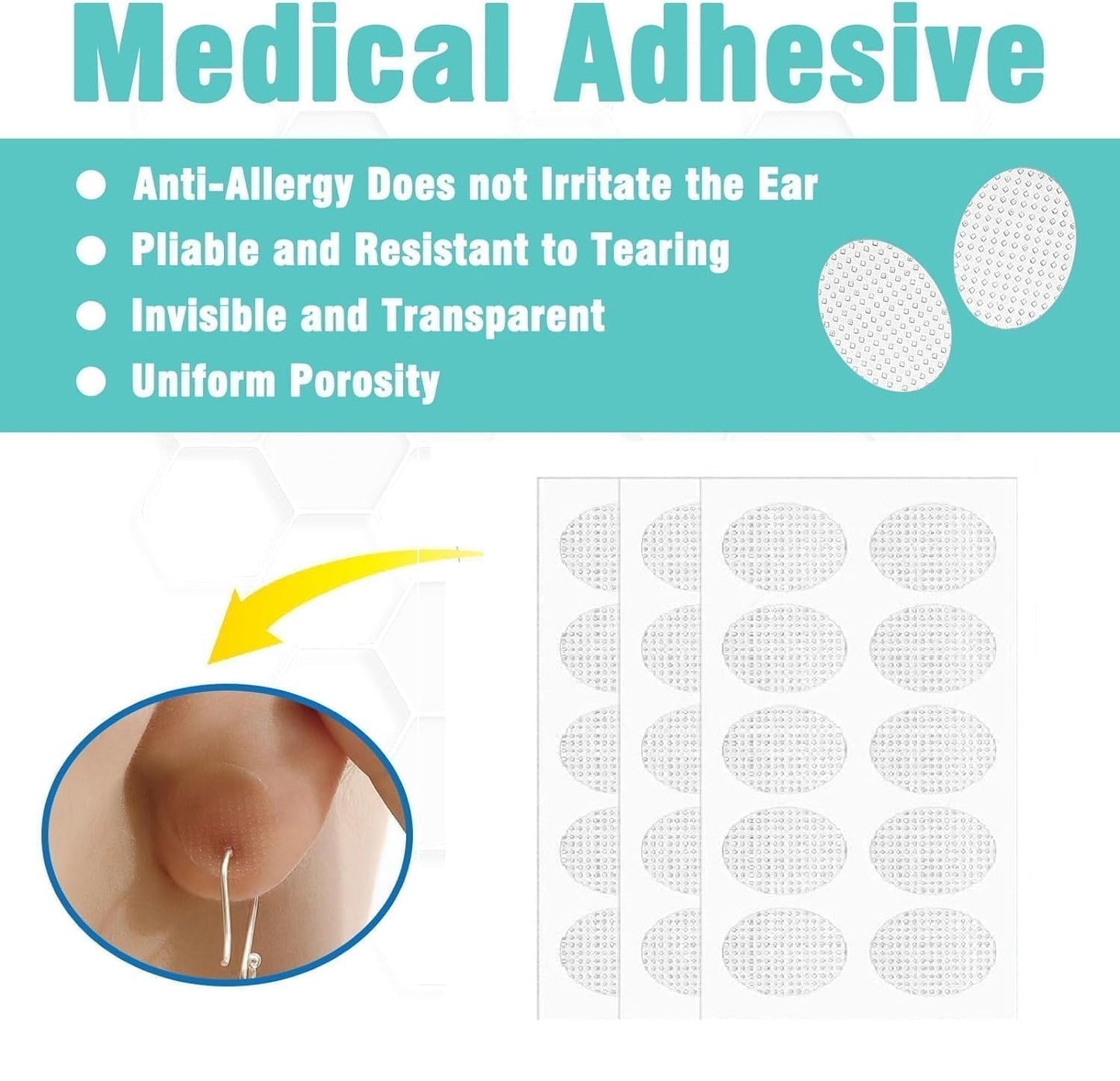 Fabby™ Premium Earlobe Support Patches