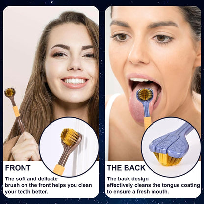 Tri-Brush: The 3-Sided Smile Brush