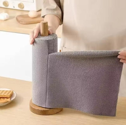 🎁 Buy 1 Get 1 FREE: Microfiber Cleaning Cloth Roll | Streak-Free Shine