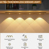 LED PIR Motion Sensor Cabinet Light – USB Rechargeable, Wireless Under-Cabinet Lighting