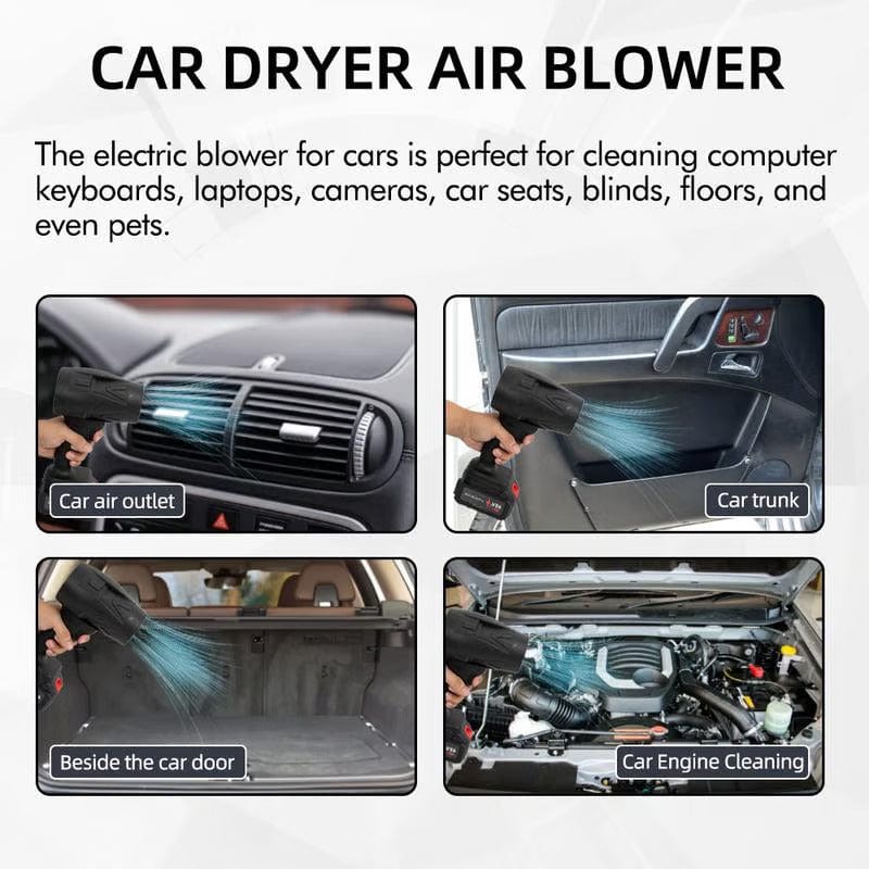 Fabby™ Powerful Cordless Blower | Electric Air Duster & Inflator for Electronics, Keyboards, & Outdoor Use