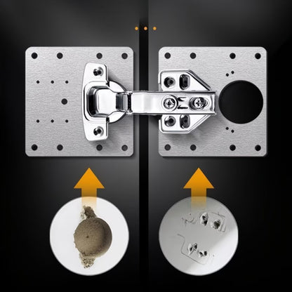Heavy Duty Hinge Repair Plate with Screws for Cabinet Door & Wardrobe - Buy 1 Get 1 Free