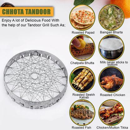 Multipurpose Gas Stove Roaster & Grill Jaali - Saves 25% Gas [Buy 1 Get 1 Free]