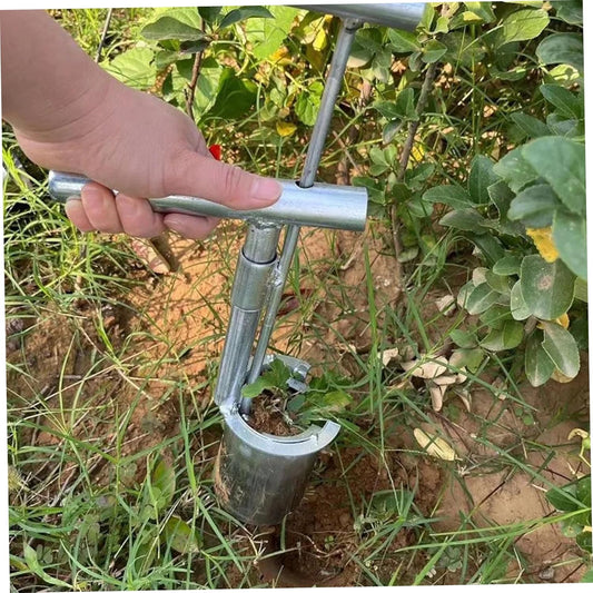 QuickHole Pro - Handheld Soil Sampler & Easy Seedling Transplanter