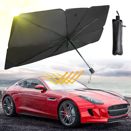 Car Windshield Sun Shade Umbrella - Heat Insulation Protection | Auto Windshield Covers for Most Cars