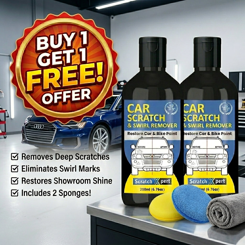 ScratchXpert Car Scratch Removal Cream - Restores Your Car Shine Instantly - Buy 1 Get 1 Free