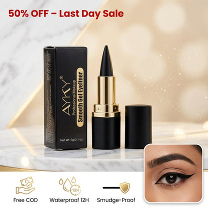 🎁LAST DAY SALE 50% OFF💕Black Natural Eyeliner Cream - Quick Drying Formula Eye Liner👀