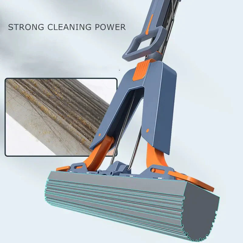 Clean Sweep: Multi-Purpose Foldable Floor Cleaning Squeeze Mop Wiper - Your All-in-One Solution