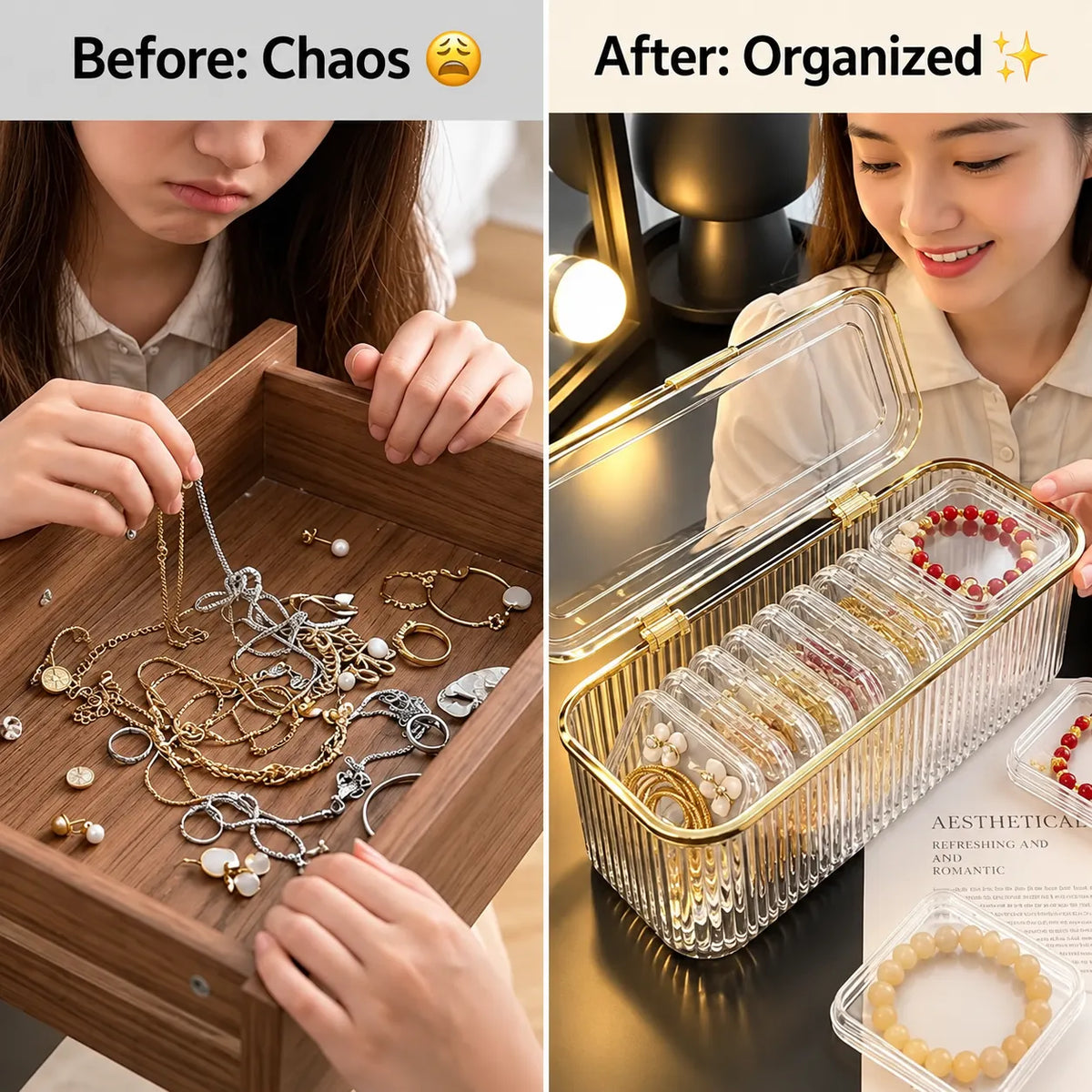 CrystalCase™ 10-Pc Jewelry Organizer Set