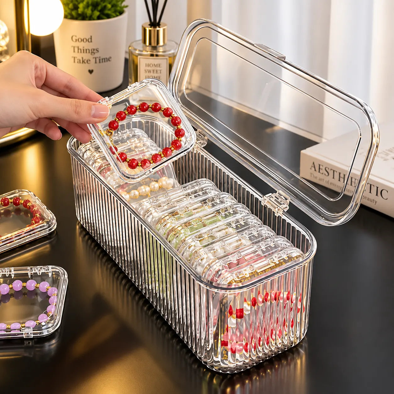 CrystalCase™ 10-Pc Jewelry Organizer Set