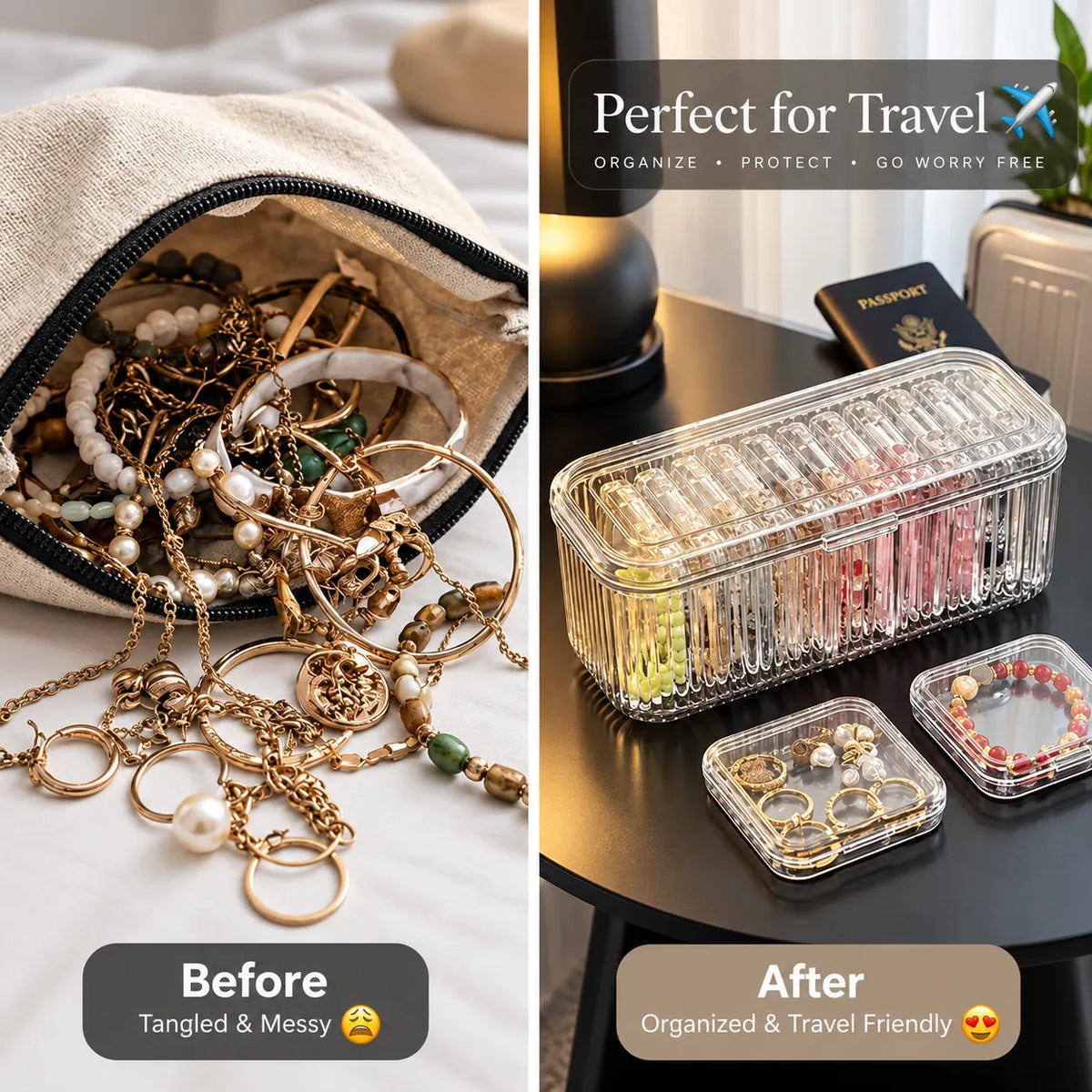 CrystalCase™ 10-Pc Jewelry Organizer Set