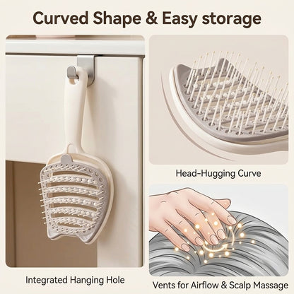 The Detangling Hair Brush That Cleans Itself – No More Tangles, Frizz or Slow Drying