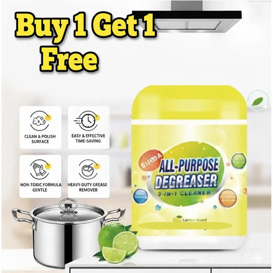 All Purpose 3-in-1 Kitchen Cleaner & Degreaser - Buy 1 Get 1 Free - Limited time!