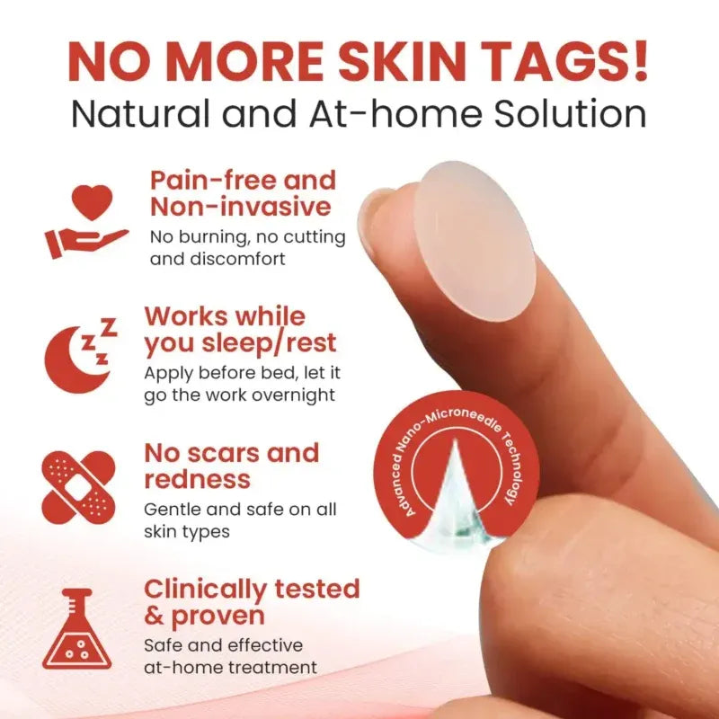 Derma Smooth Skin Tag Removal Patch | Secret to Spotless Skin ✨ (Pack Of 36)