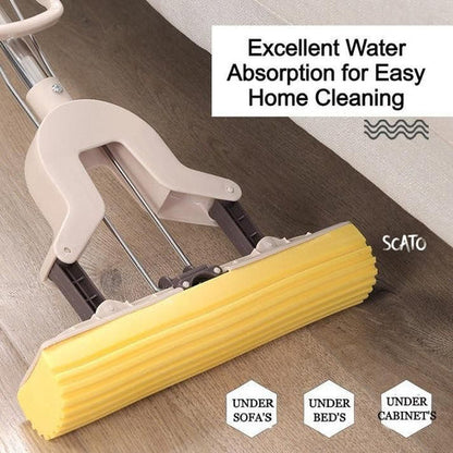 Clean Sweep: Multi-Purpose Foldable Floor Cleaning Squeeze Mop Wiper - Your All-in-One Solution