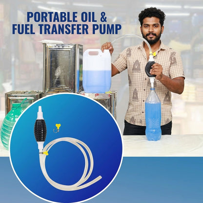 Water And Oil Transfer Pump for Car Bike Garage & Emergency Use