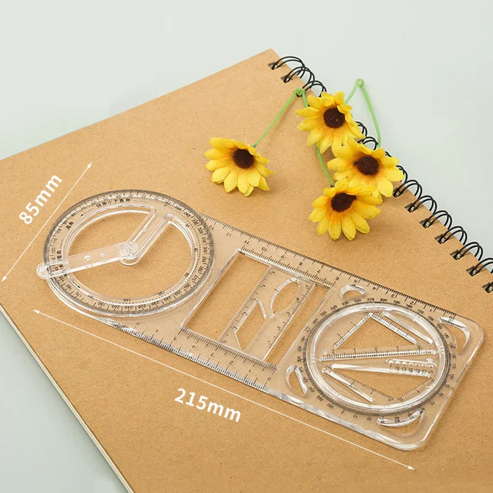 The Ultimate 360° Multifunctional Geometry Ruler