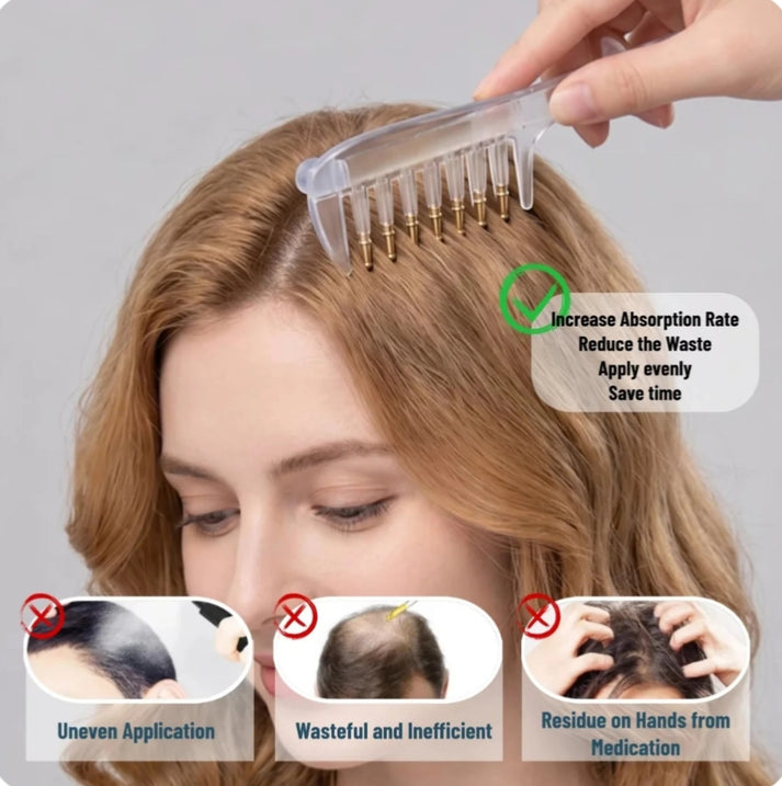 OilGlide Pro™ Scalp Oil Applicator Comb