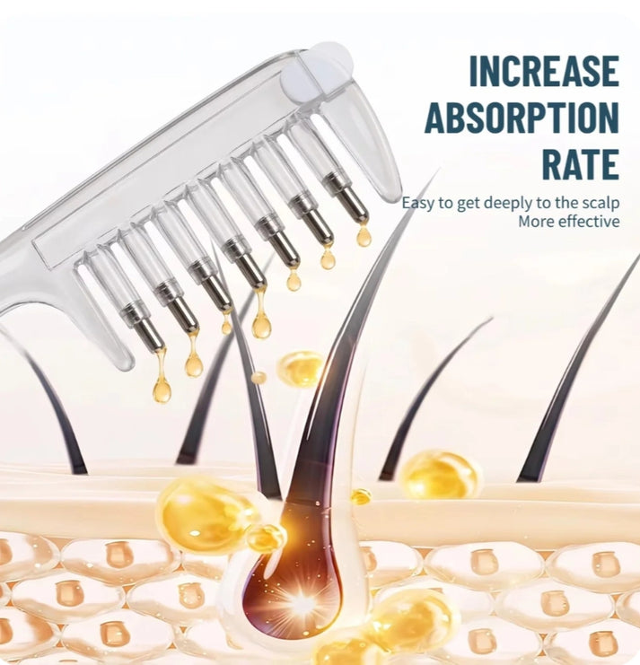 OilGlide Pro™ Scalp Oil Applicator Comb