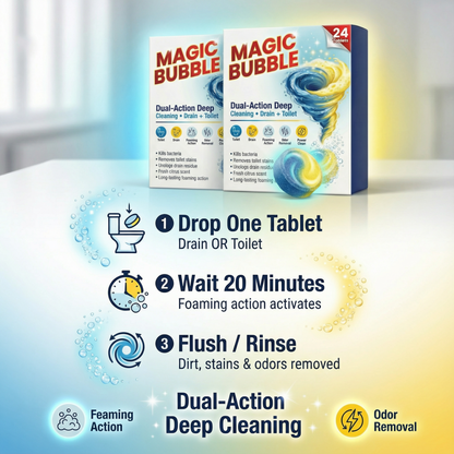 Magic Bubble Cleaning Tablets | 🔥BUY 1 GET 1 FREE🔥