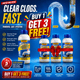 Powerful Sink & Drain Cleaner - Buy 1 Get 3 Free