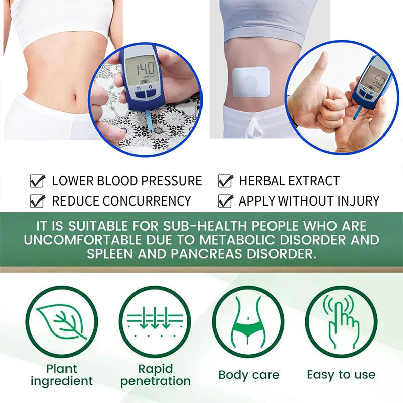 Blood Sugar Control Herbal Diabetic Patches |🔥BUY 1 GET 1 FREE🔥