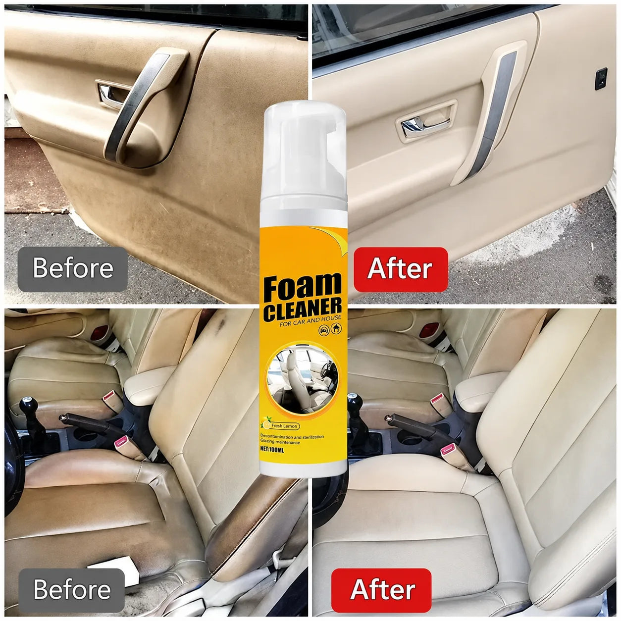 All In One - Multipurpose Foam Cleaner Spray - Buy 1 Get 1 Free