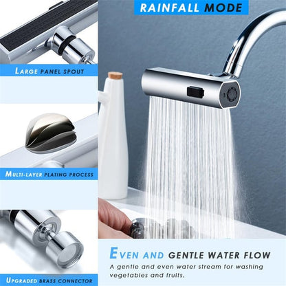 3 in 1 Multifunctional - 360° Waterfall Kitchen Faucet