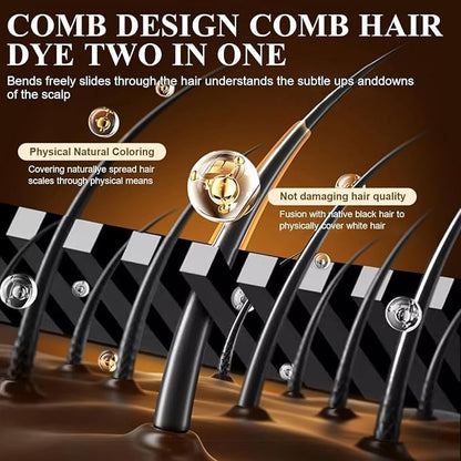 GreyGone™ Instant Touch-Up Comb Stick (Black)